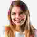 Smiling young woman with long blonde hair. Smiling young woman with long blonde hair.