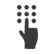 Hand pressing a button with finger. Hand pressing a button with finger.